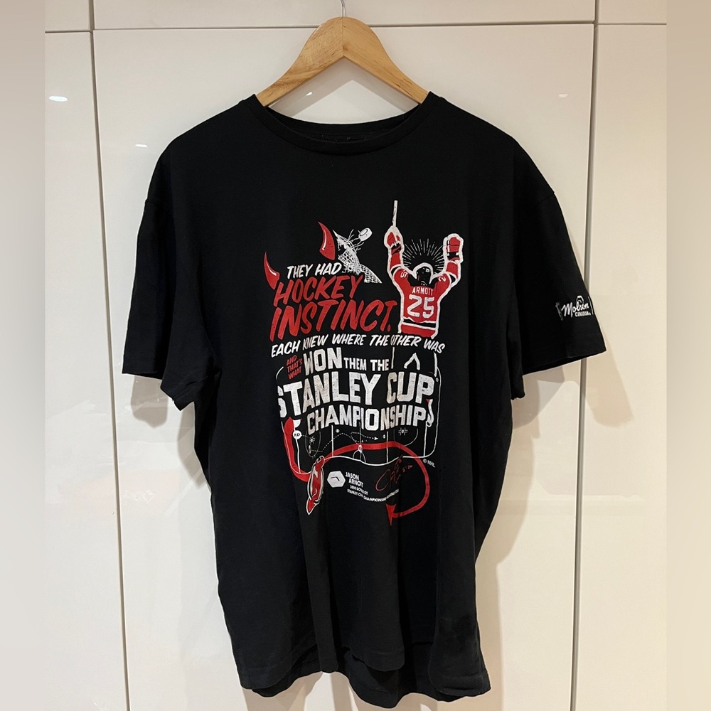 Molson Canadian Stanley Cup Hockey Shirt Size L